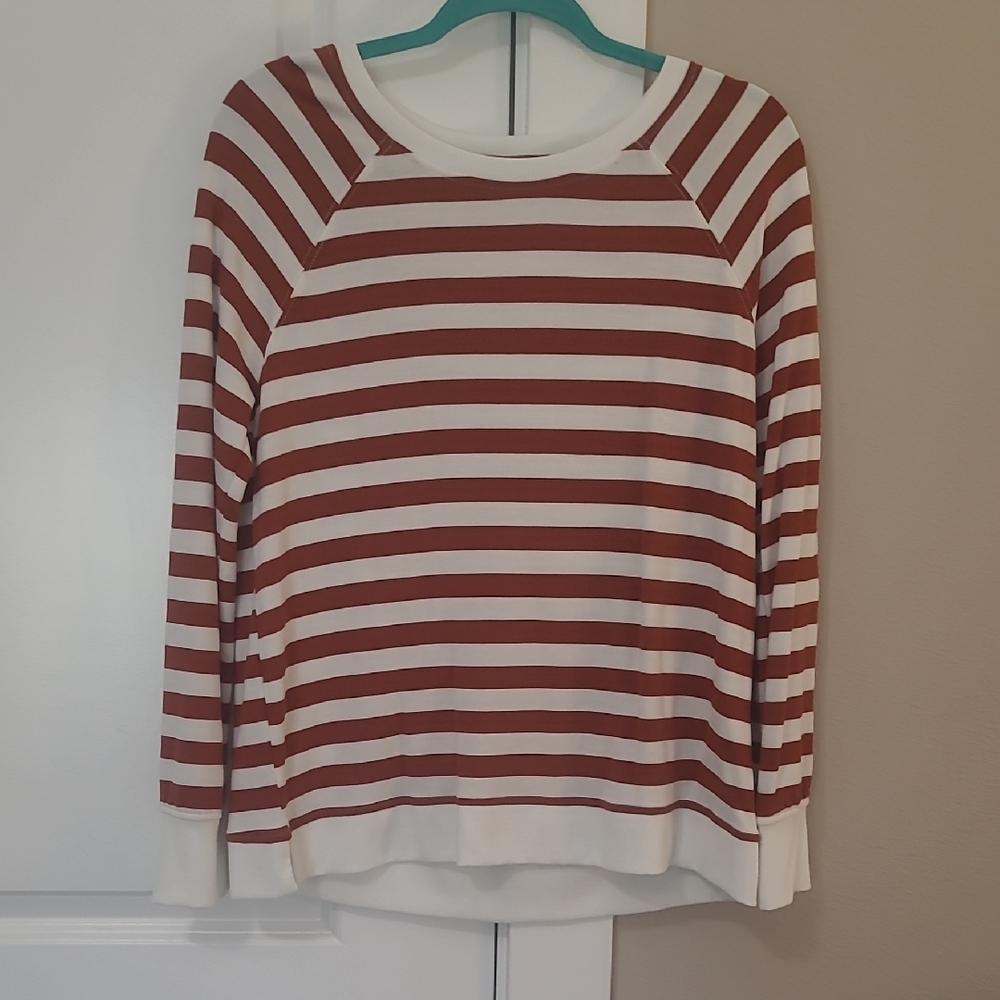 Striped Women's Top - Red and White